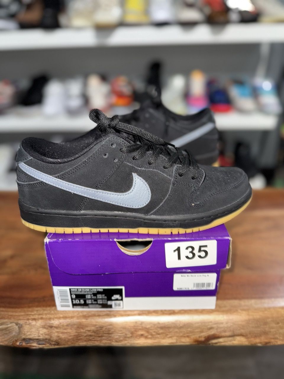 Nike Sb Dunk Low Fog • Pre-Owned, Shoe Size: US M 9, Product Condition: Pre-Owned