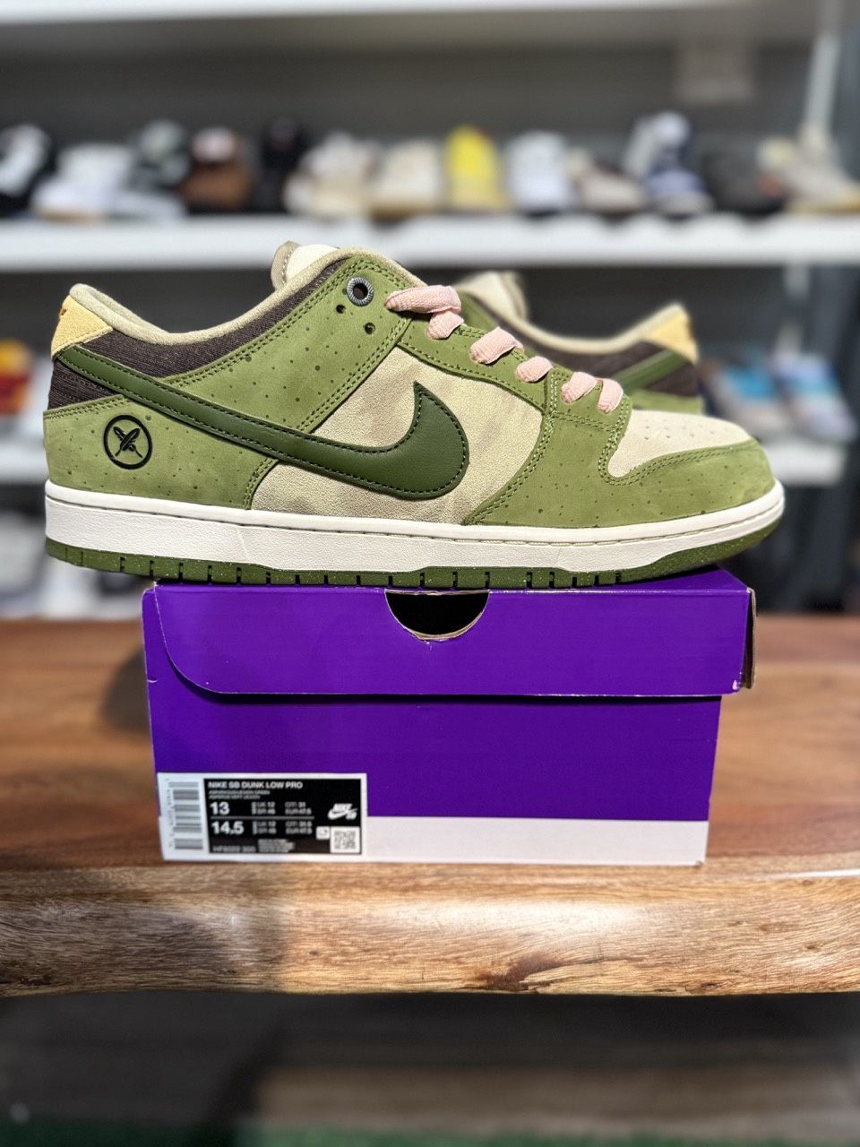 Nike SB Dunk Low Yuto Horigome Matcha - Pre-Owned, Product Condition: Pre-Owned, Shoe Size: US M 13