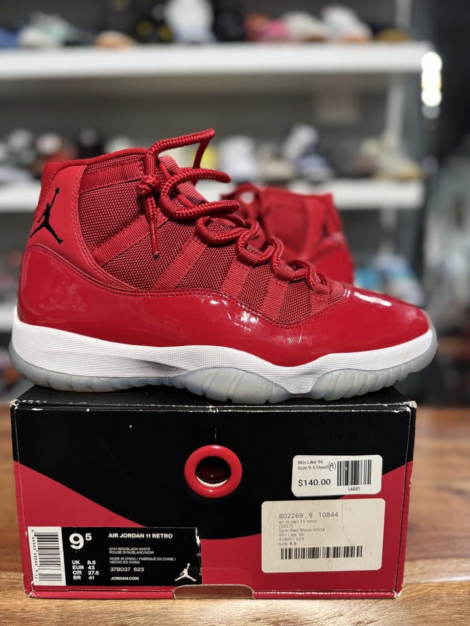 Jordan 11 Retro Win Like 96 - Pre-Owned, Shoe Size: US M 9.5, Product Condition: Pre-Owned
