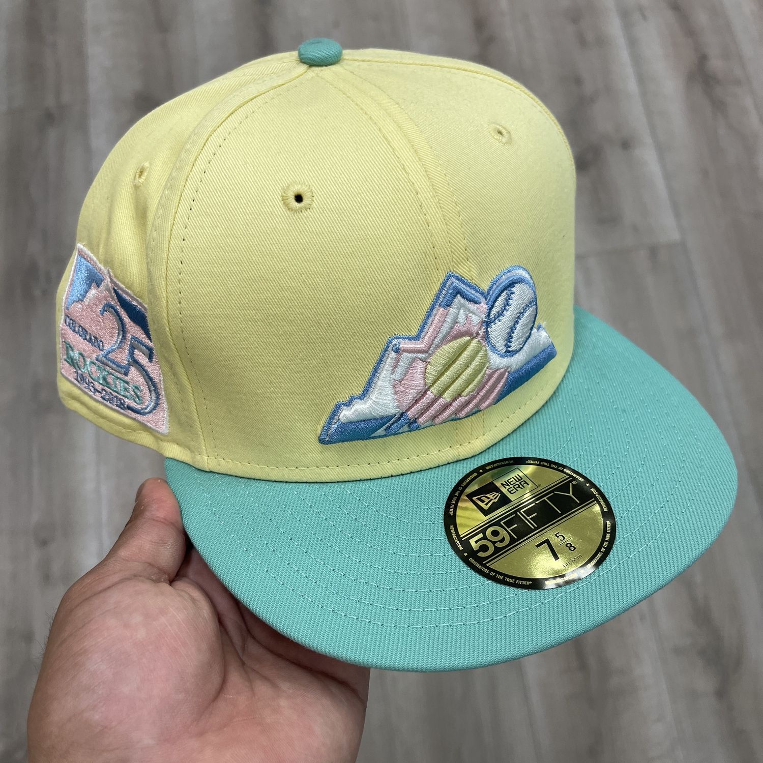 Colorado Rockies Yellow Blue Hat • New