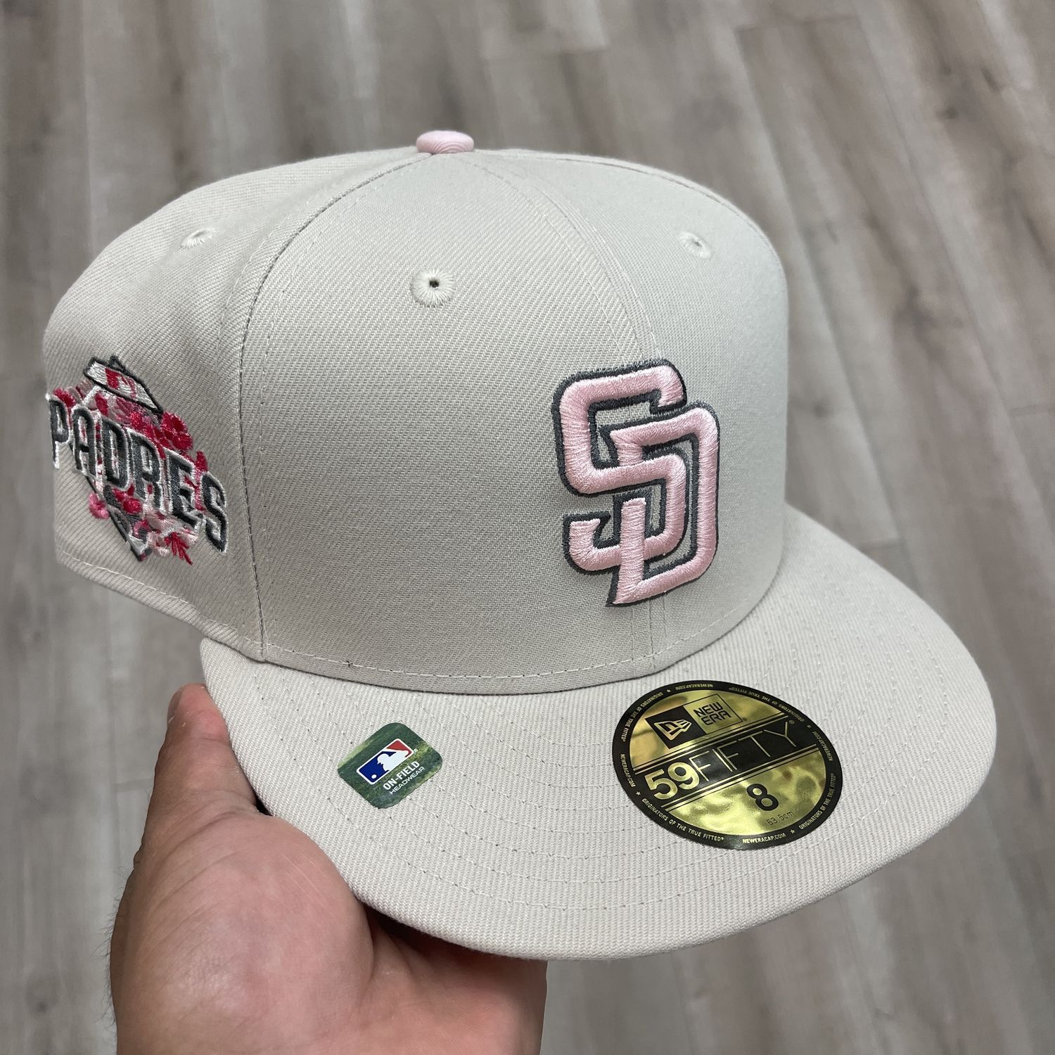 San Diego Padres Grey Pink Hat