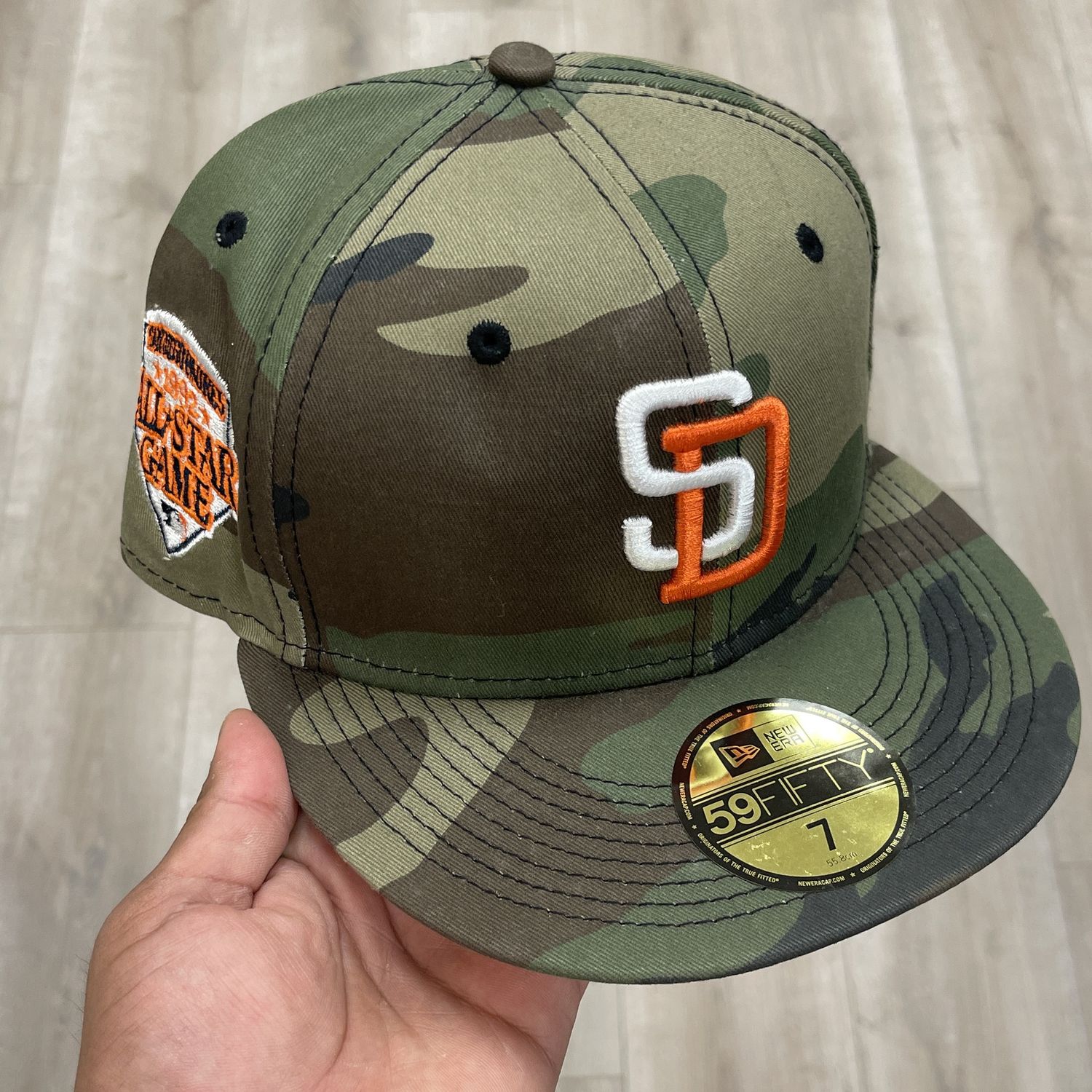 Fitted San Diego Padres Camo • Pre-Owned