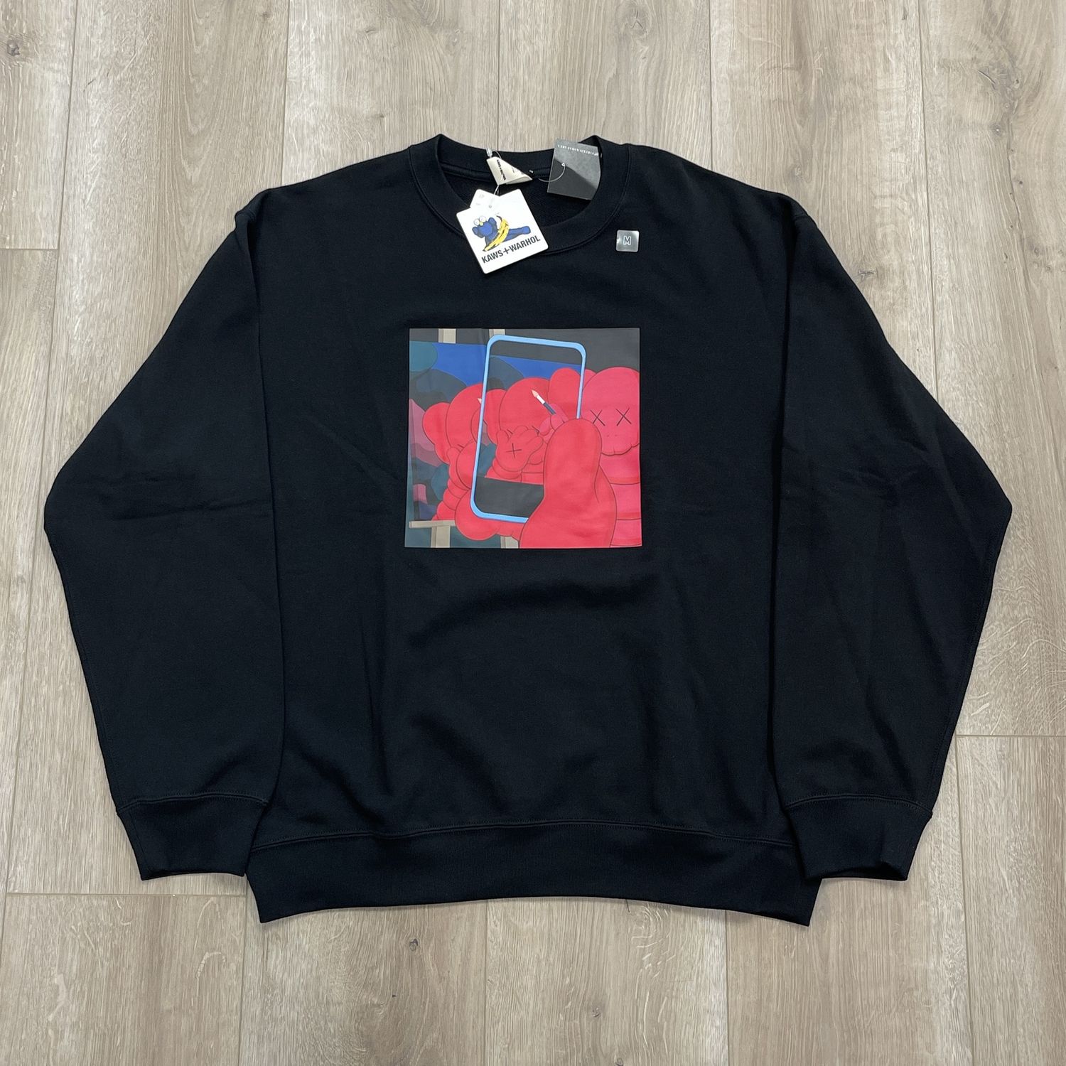 KAWS + WARHOL x UNIQLO UT Collcetion Sweatshirt Black