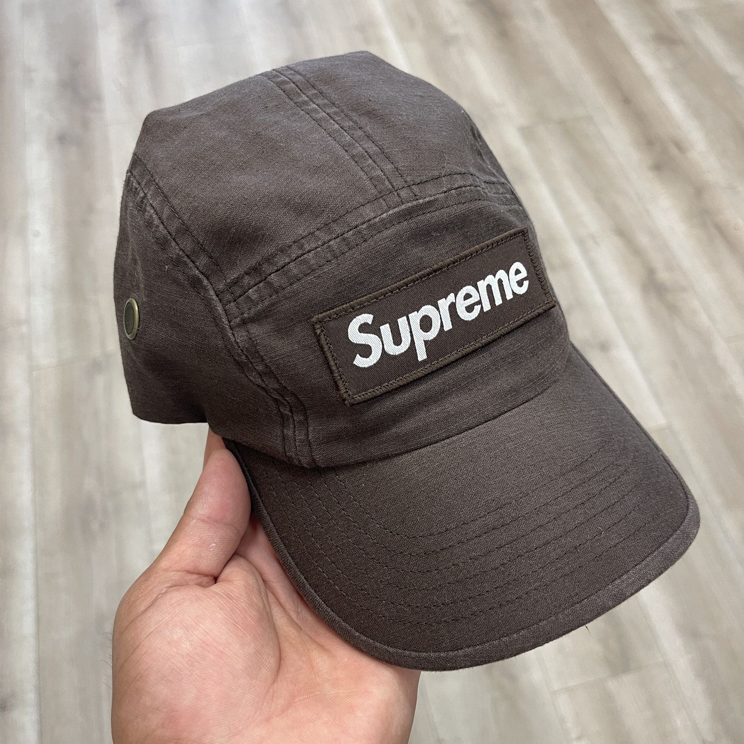 Supreme Brown Box Logo Hat • Pre-Owned