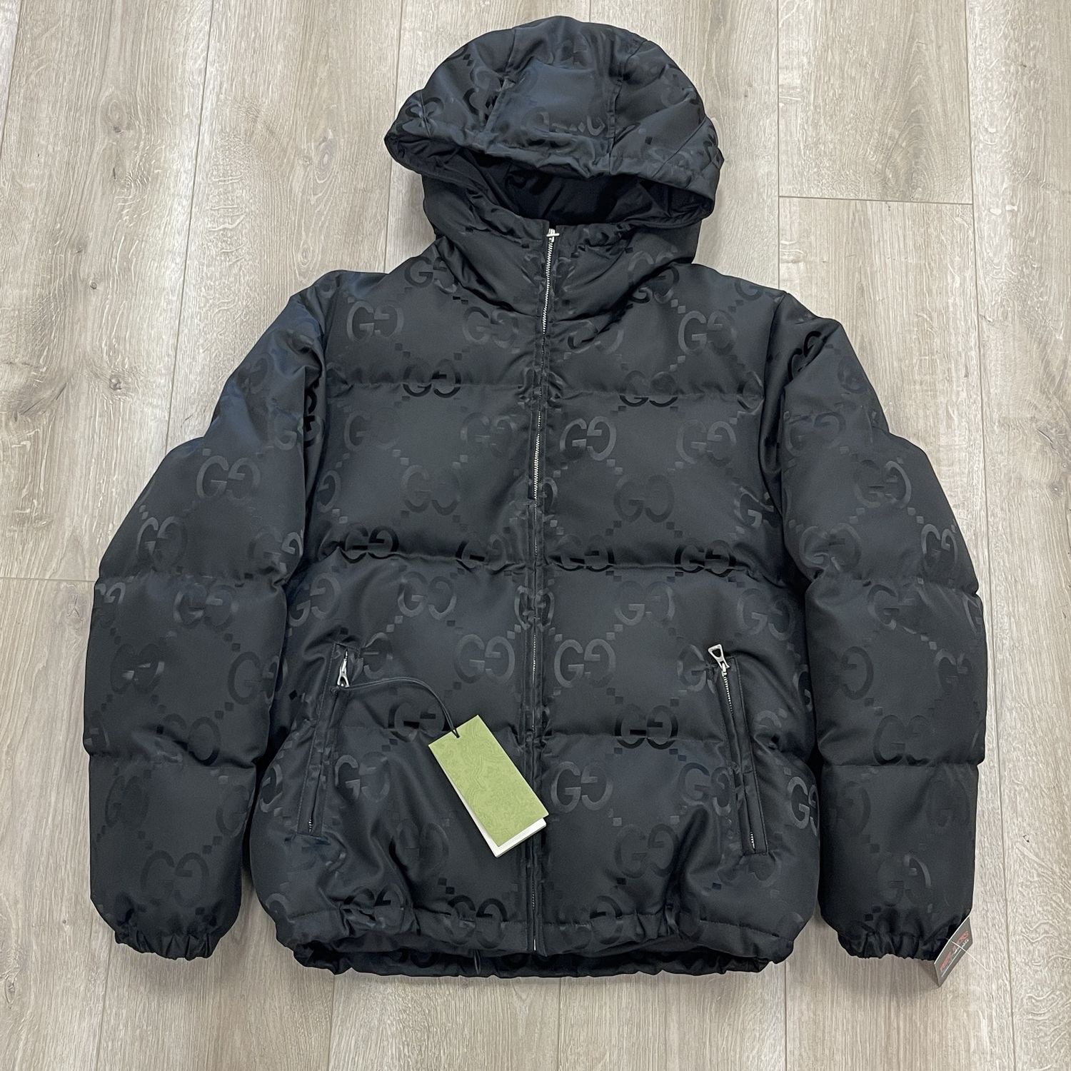 Gucci Jumbo GG canvas jacket• New