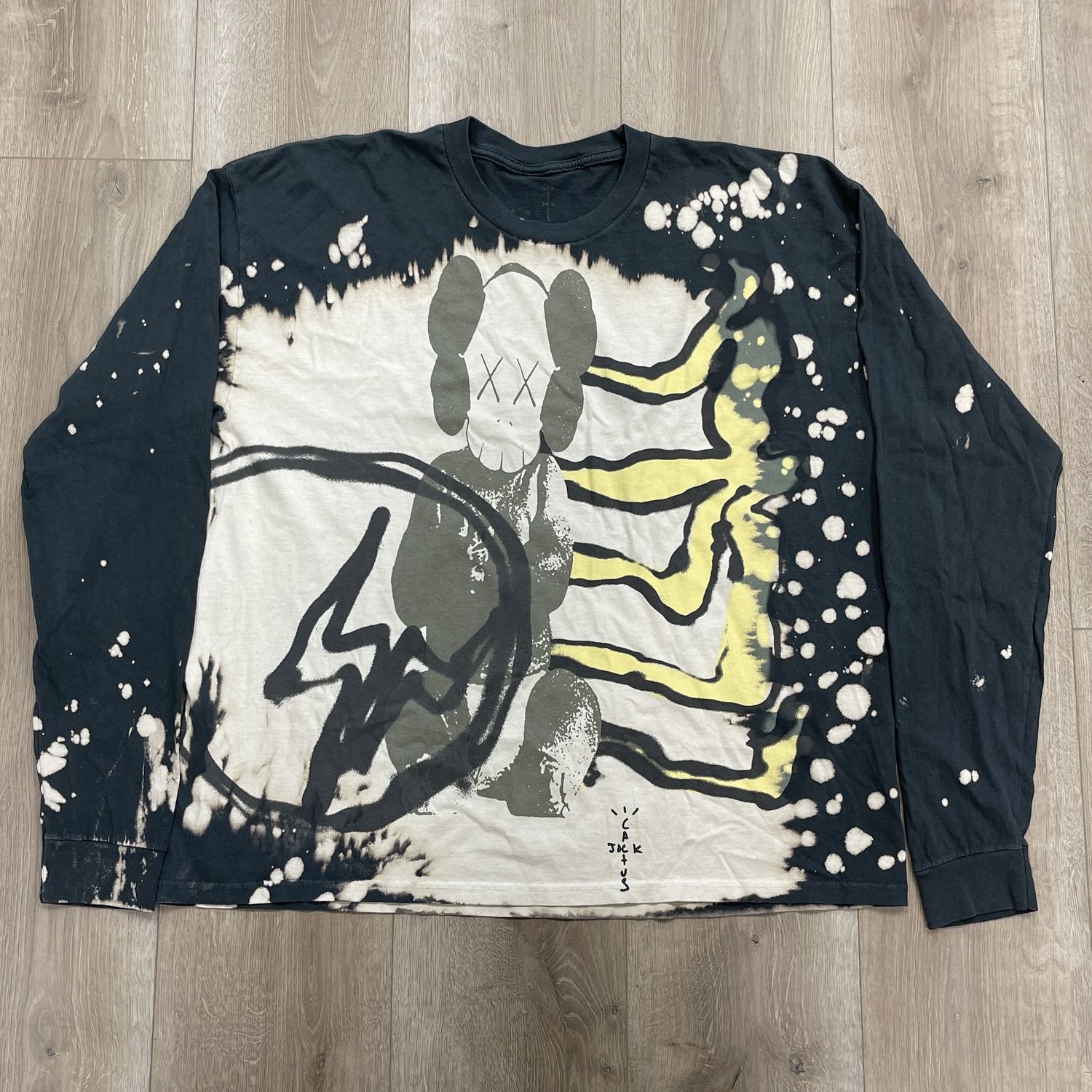 Travis Scott Cactus Jack + Kaws For Fragment L/S Tee