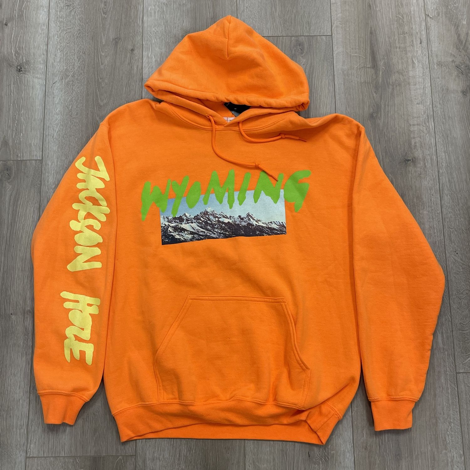 Kanye West Wyoming Orange Hoodie