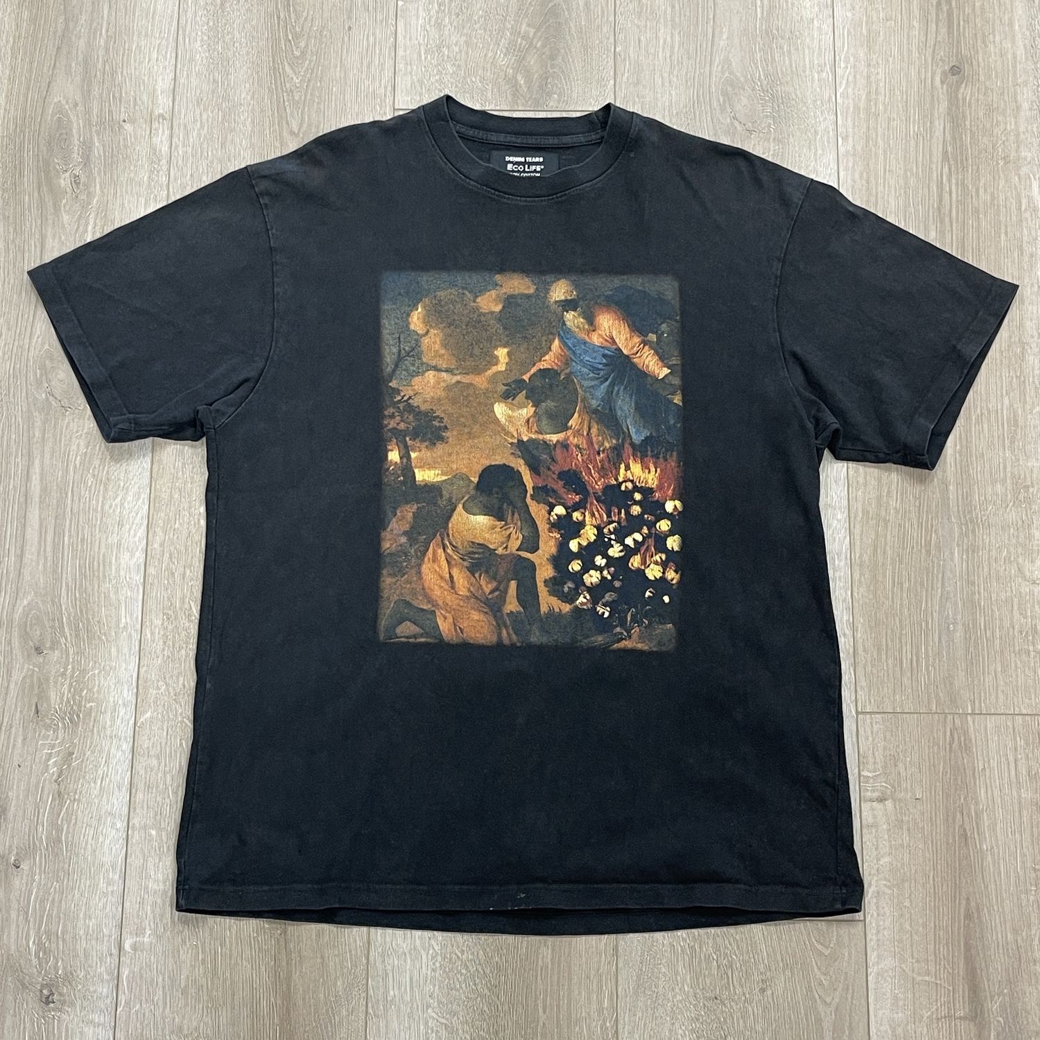 Denim Tears x Eco Graphic Tee Black • Pre-Owned