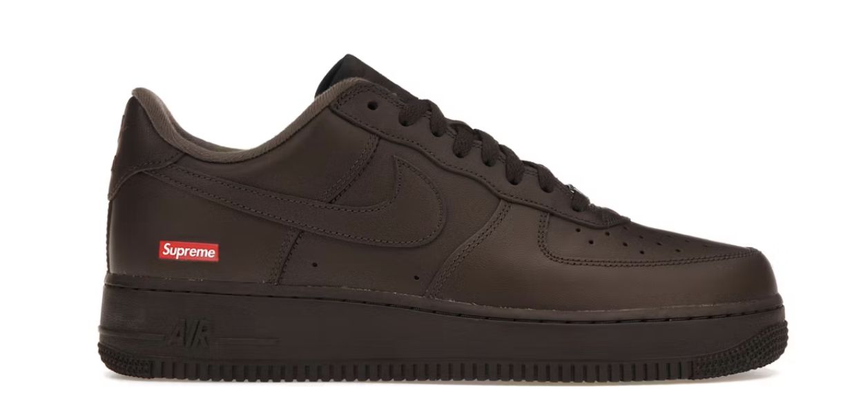 Nike Air Force 1 Low Supreme Baroque Brown - Brand New