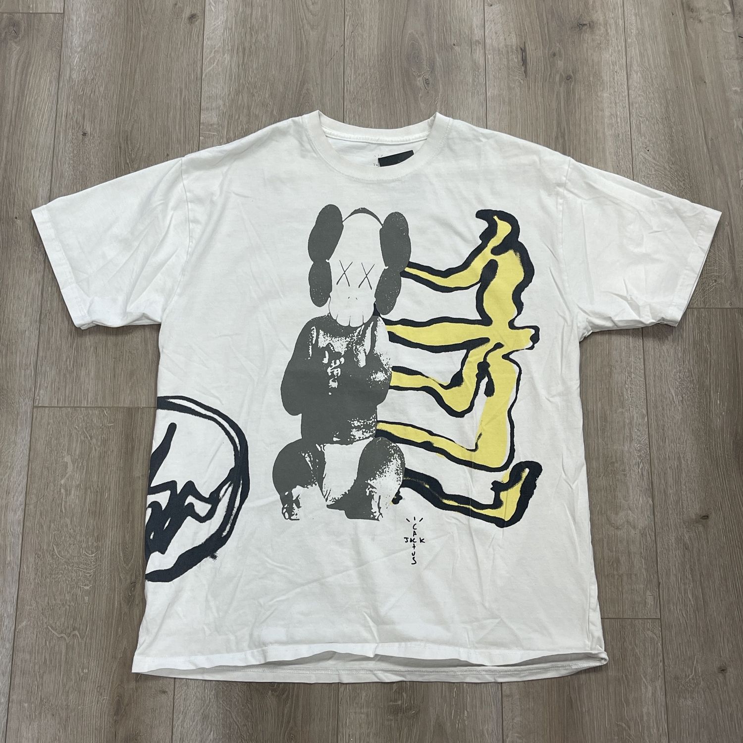 Travis Scott Cactus Jack + Kaws For Fragment Tee• Pre-Owned