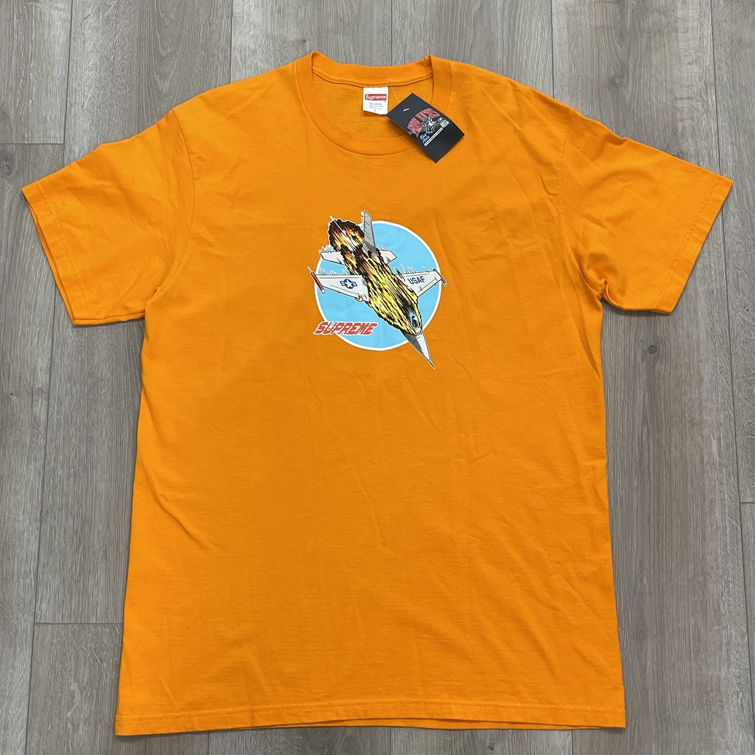 Supreme Jet Orange Tee • Pre-Owned