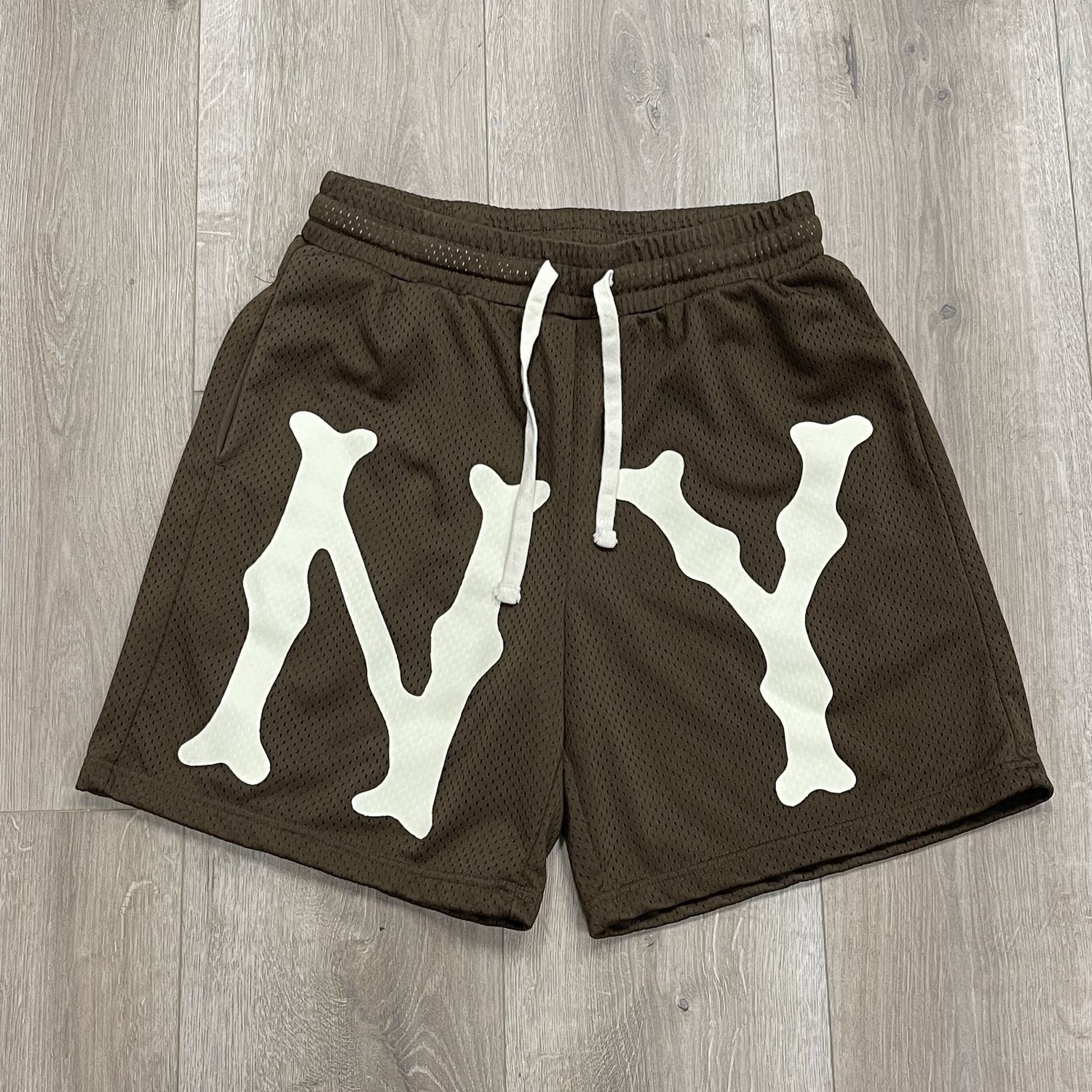 Memory Lane Park Brown Shorts Size Small Pre-Owned