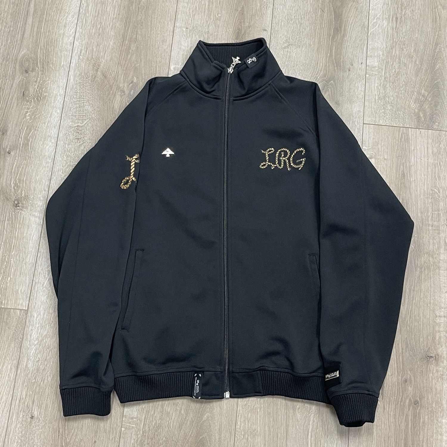 LRG Rope Logo Track Jacket Size Small Pre-Owned