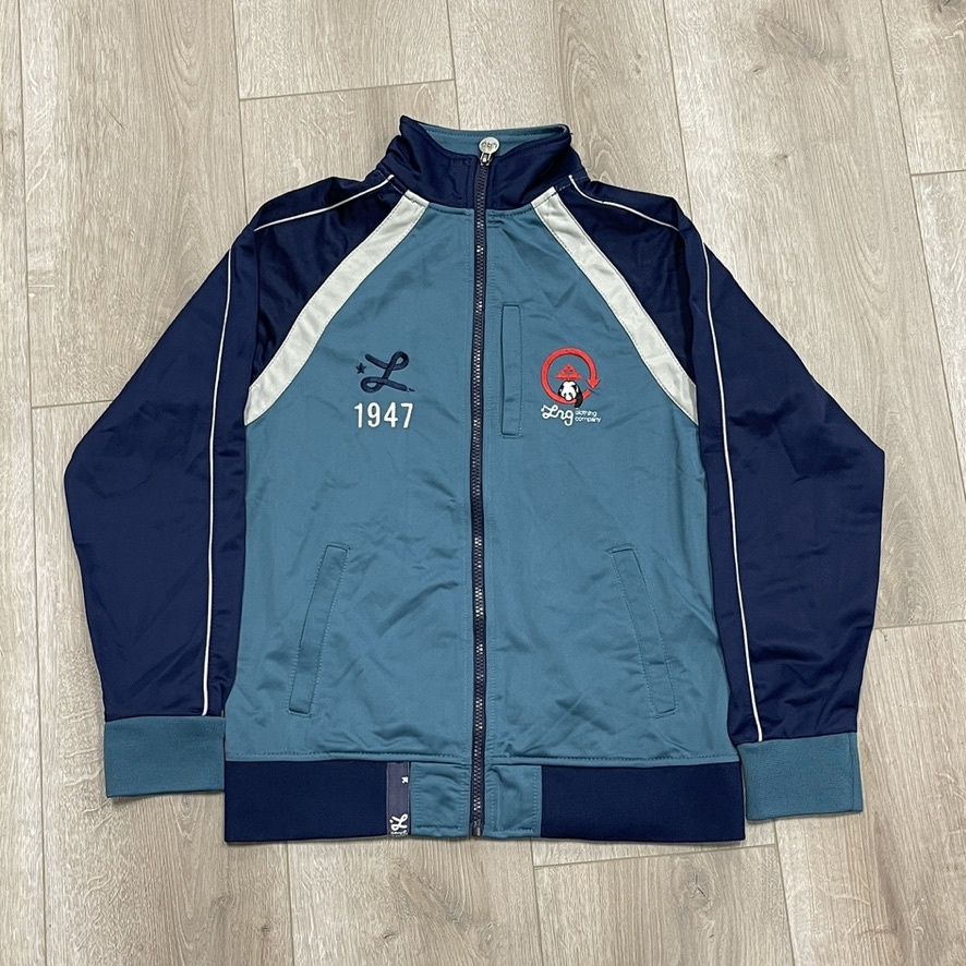 LRG Kids Blue Track Jacket Size Youth Large Pre-Owned