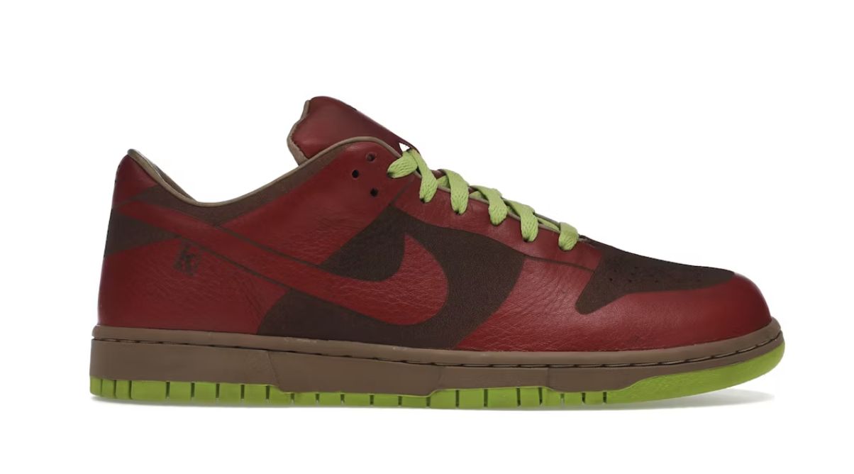 Nike Dunk Low 1-Piece Laser Varsity Red Chartreuse • Brand New, Product Condition: Brand New, Shoe Size: US M 10