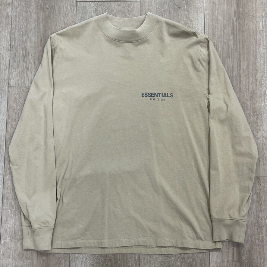 Essentials Brown Long Sleeve Size Small Pre-Owned