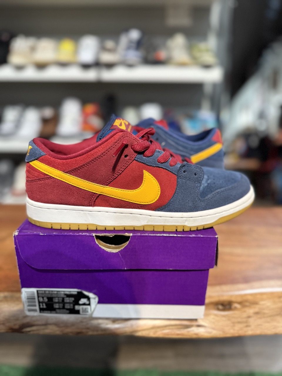 Nike SB Dunk Low Barcelona • Pre-Owned, Product Condition: Pre-Owned, Shoe Size: US M 9.5