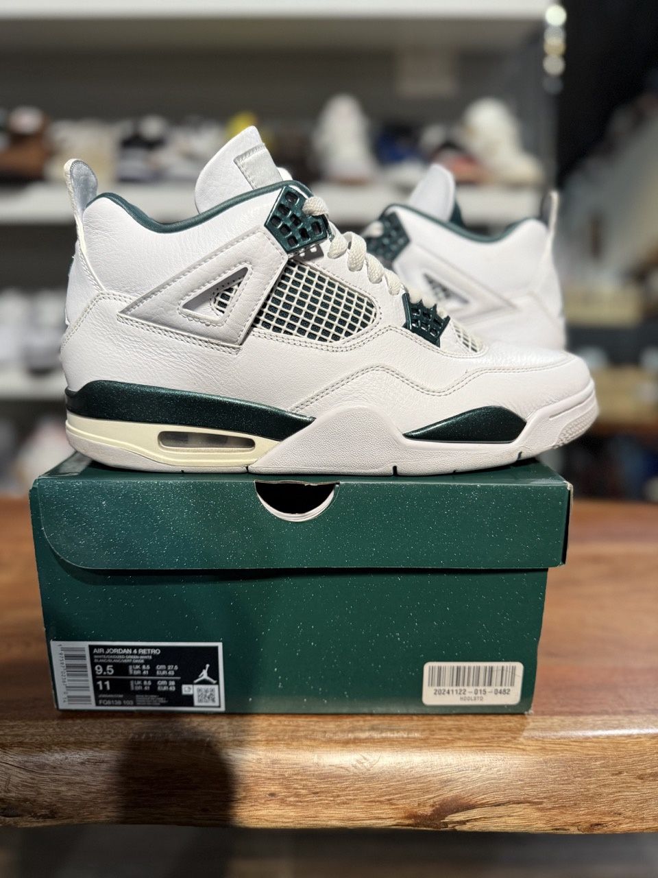 Jordan 4 Retro Oxidized Green - Pre-Owned, Shoe Size: US M 12, Product Condition: Pre-Owned