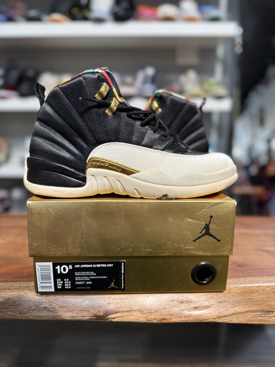 Jordan 12 Retro Chinese New Year (2019) - Pre-Owned, Shoe Size: US M 10.5, Product Condition: Pre-Owned