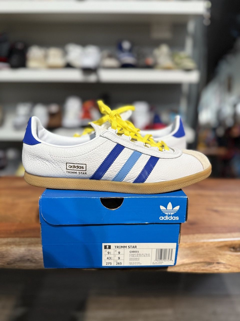 adidas Originals Trimm Star The Lost Ones Blu Zissou size? Exclusive - Pre-Owned, Product Condition: Pre-Owned, Shoe Size: US M 9.5