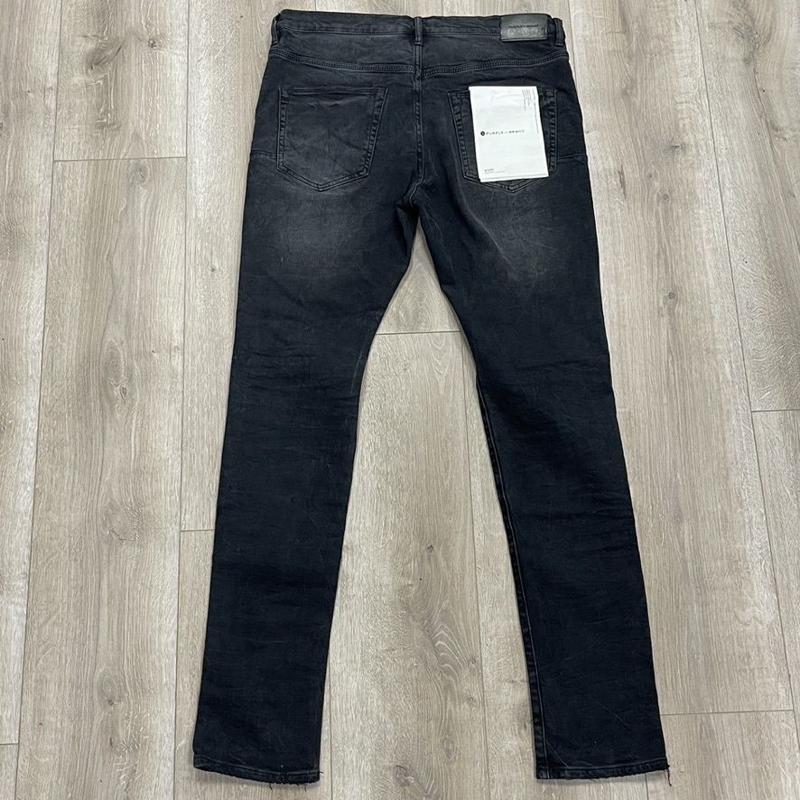Purple Brand Black Slim Jeans Size 34 Pre-Owned