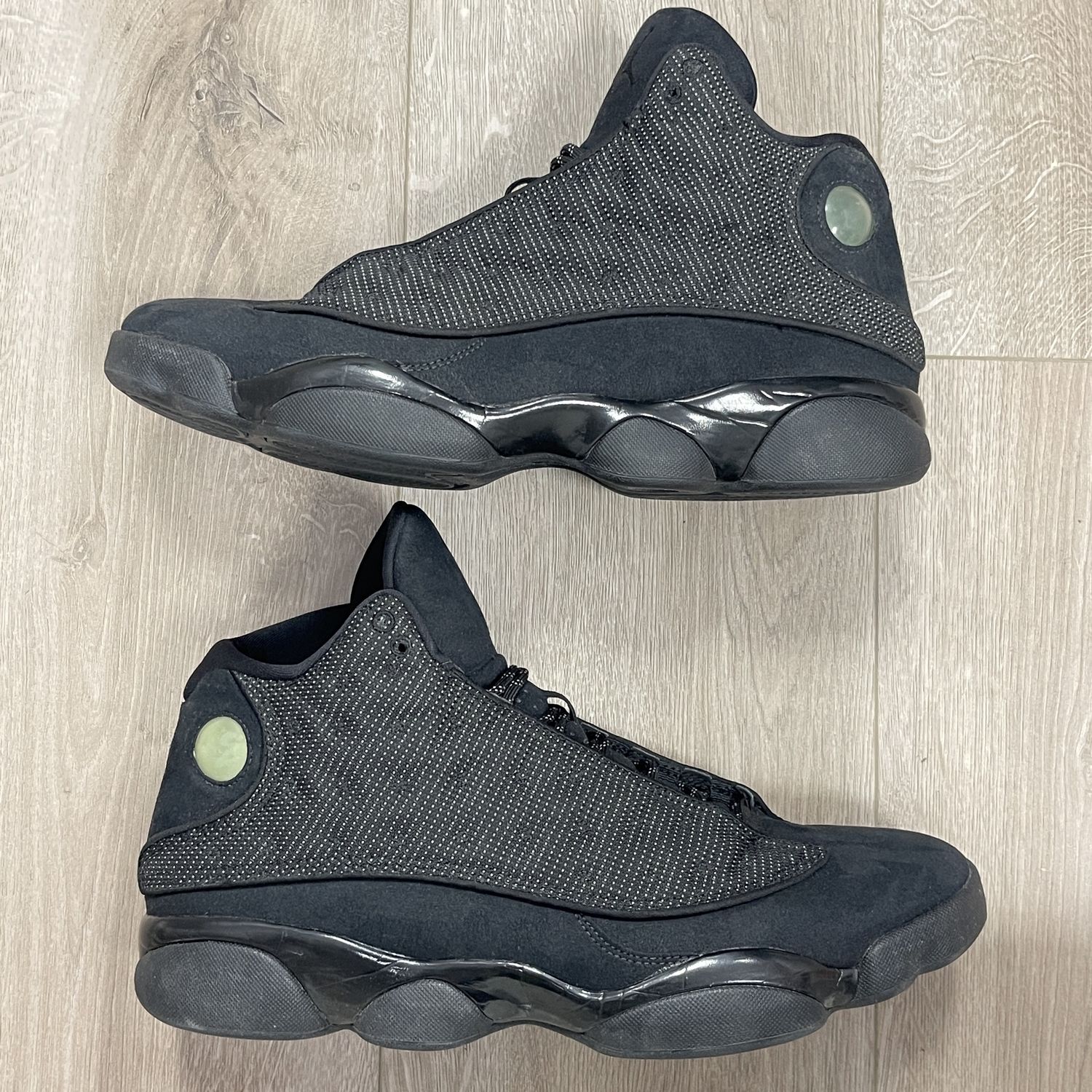 JORDAN 13 BLACK CAT, Shoe Size: US M 12.5, Product Condition: Pre-Owned