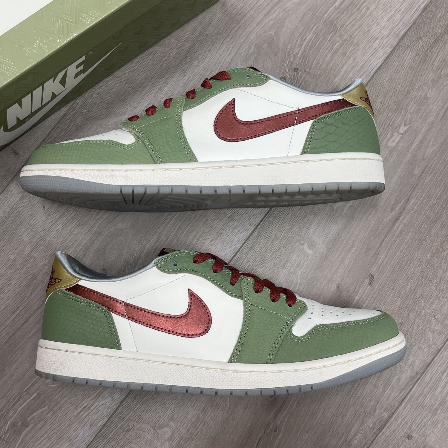 Jordan 1 Retro Low OG Year of the Dragon (2024) - Pre-Owned, Shoe Size: US M 11, Product Condition: Pre-Owned