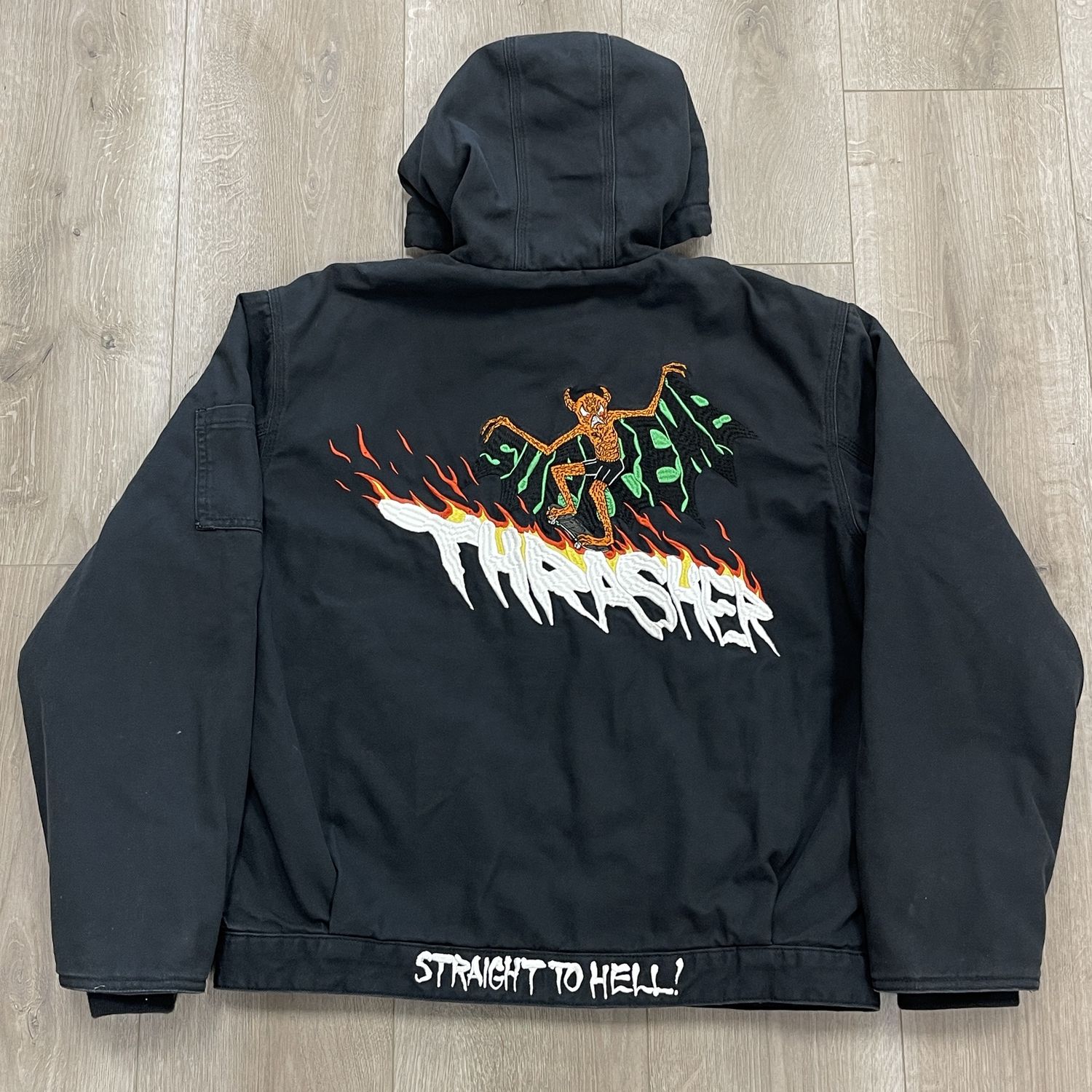 Supreme Thrasher Hooded Work Jacket • Pre-Owned