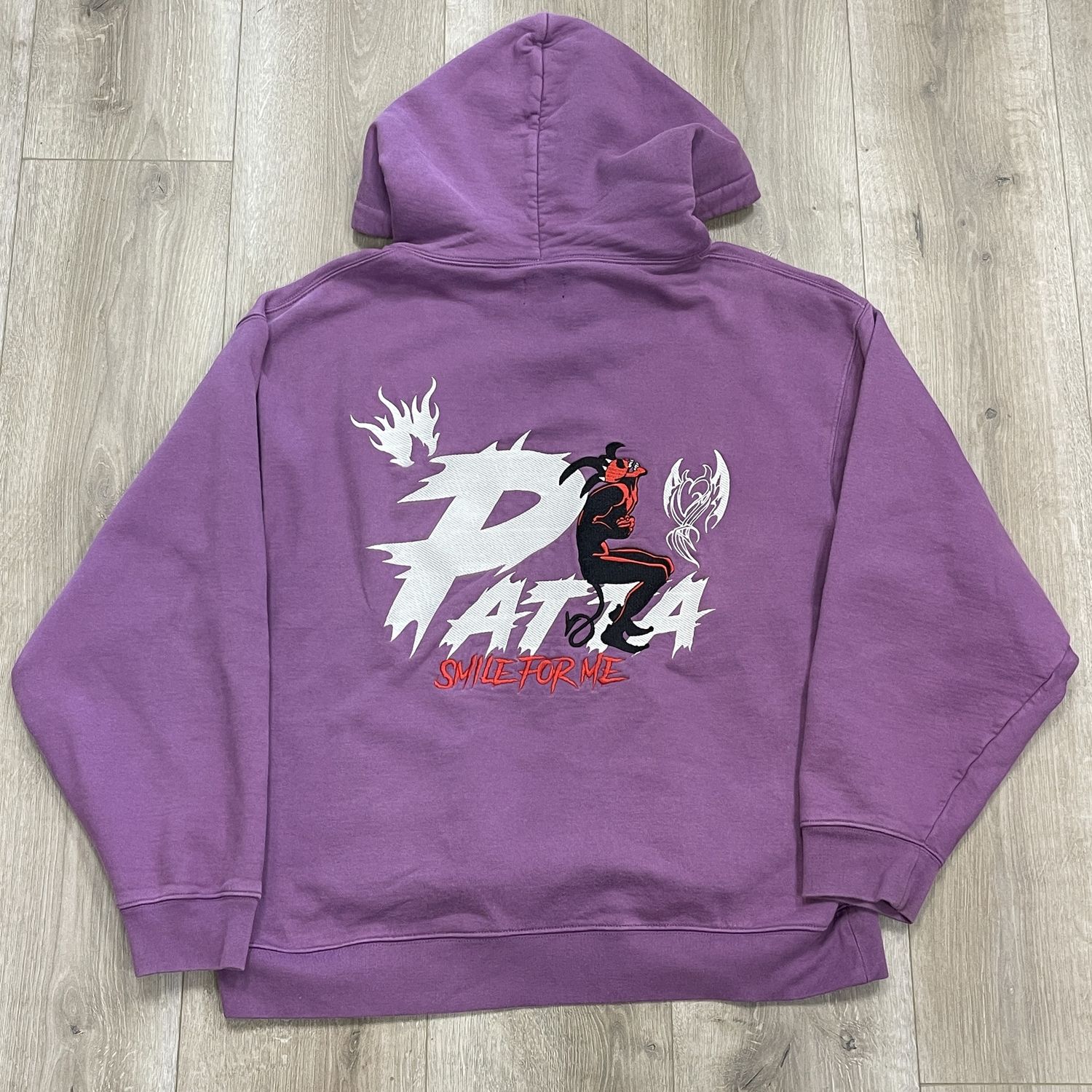 PATTA SMILE FOR ME BOXY HOODED SWEATER • Pre-Owned