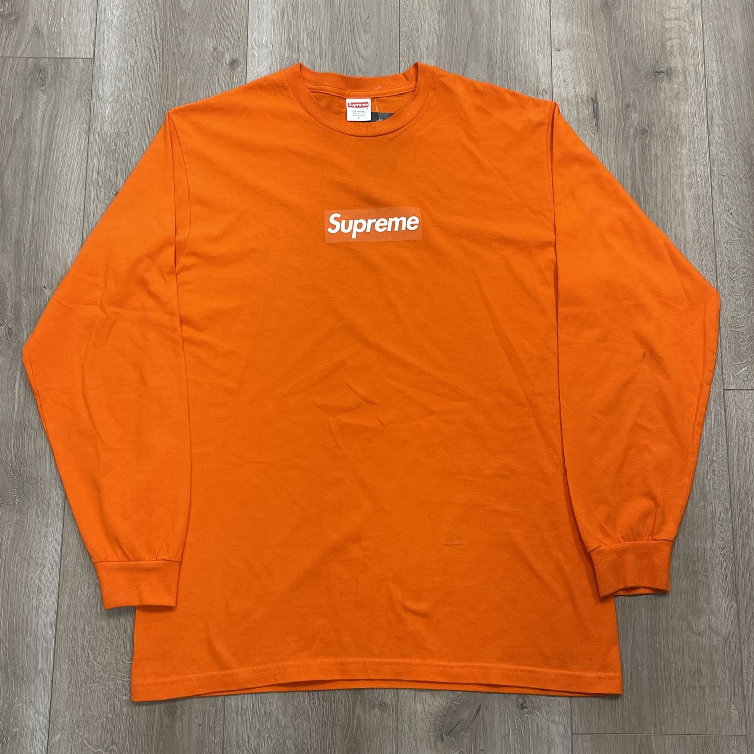 Supreme Box Logo L/S Tee Orange