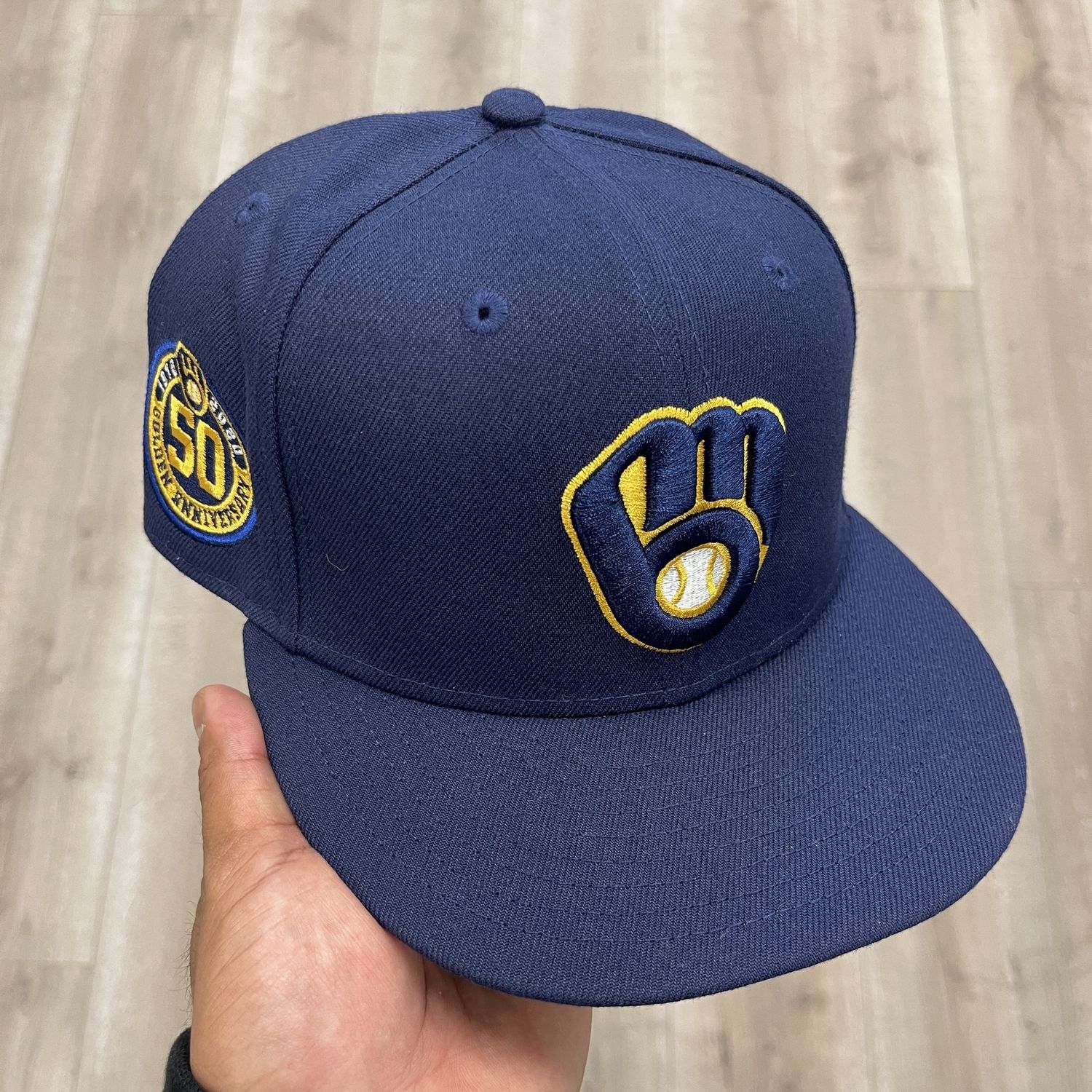 Milwaukee Brewers Fitted Hat • Pre-Owned