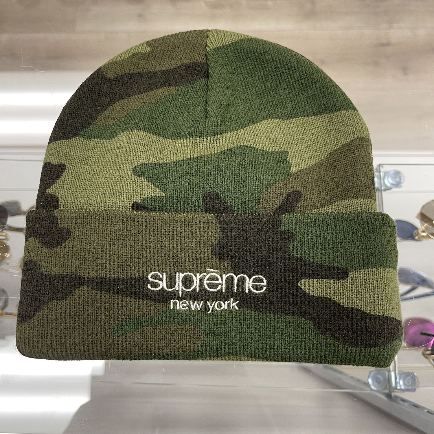 Supreme Camo Beanie • Pre-Owned
