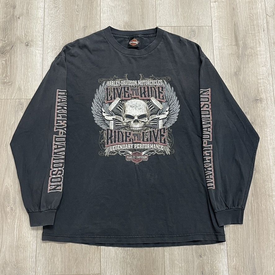 2010 Harley Davidson Long Sleeve Shirt Size XL Pre-Owned
