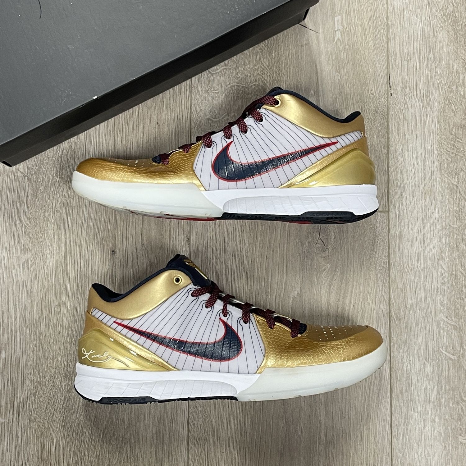 Nike Kobe 4 Protro Gold Medal (2024) - Pre-Owned, Shoe Size: US M 9.5, Product Condition: Pre-Owned