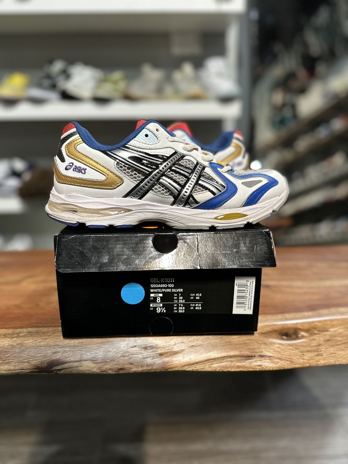 ASICS Gel-K1011 Gallery Dept. Mental Energy Multi-Color - Pre-Owned, Product Condition: Pre-Owned, Shoe Size: US M 8
