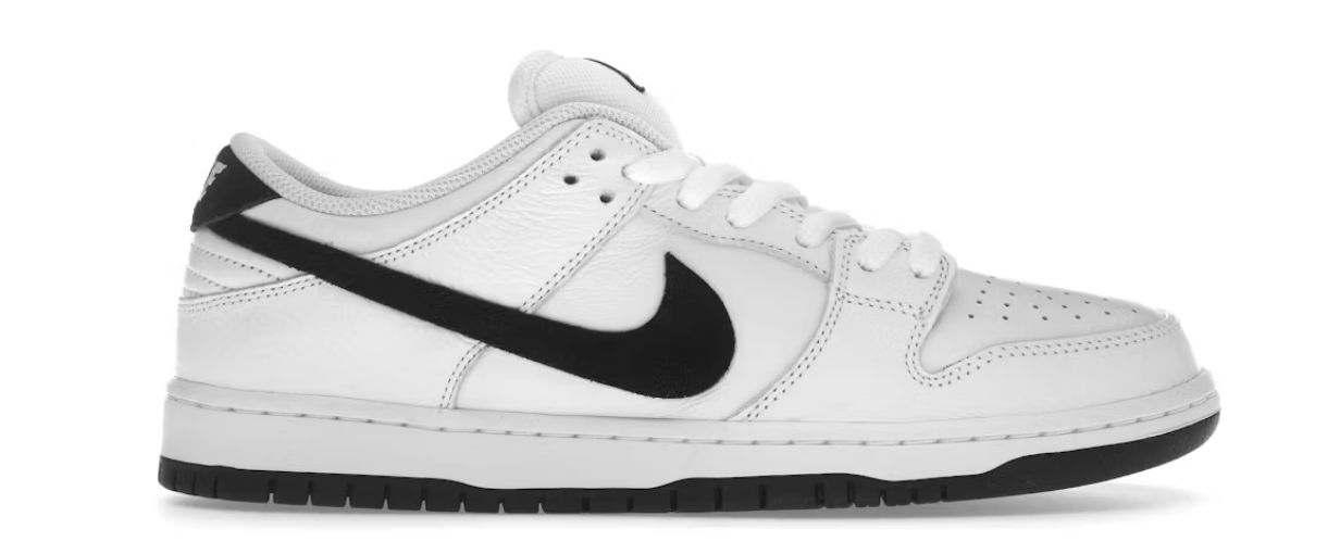 Nike SB Dunk Low White Black - Brand New
