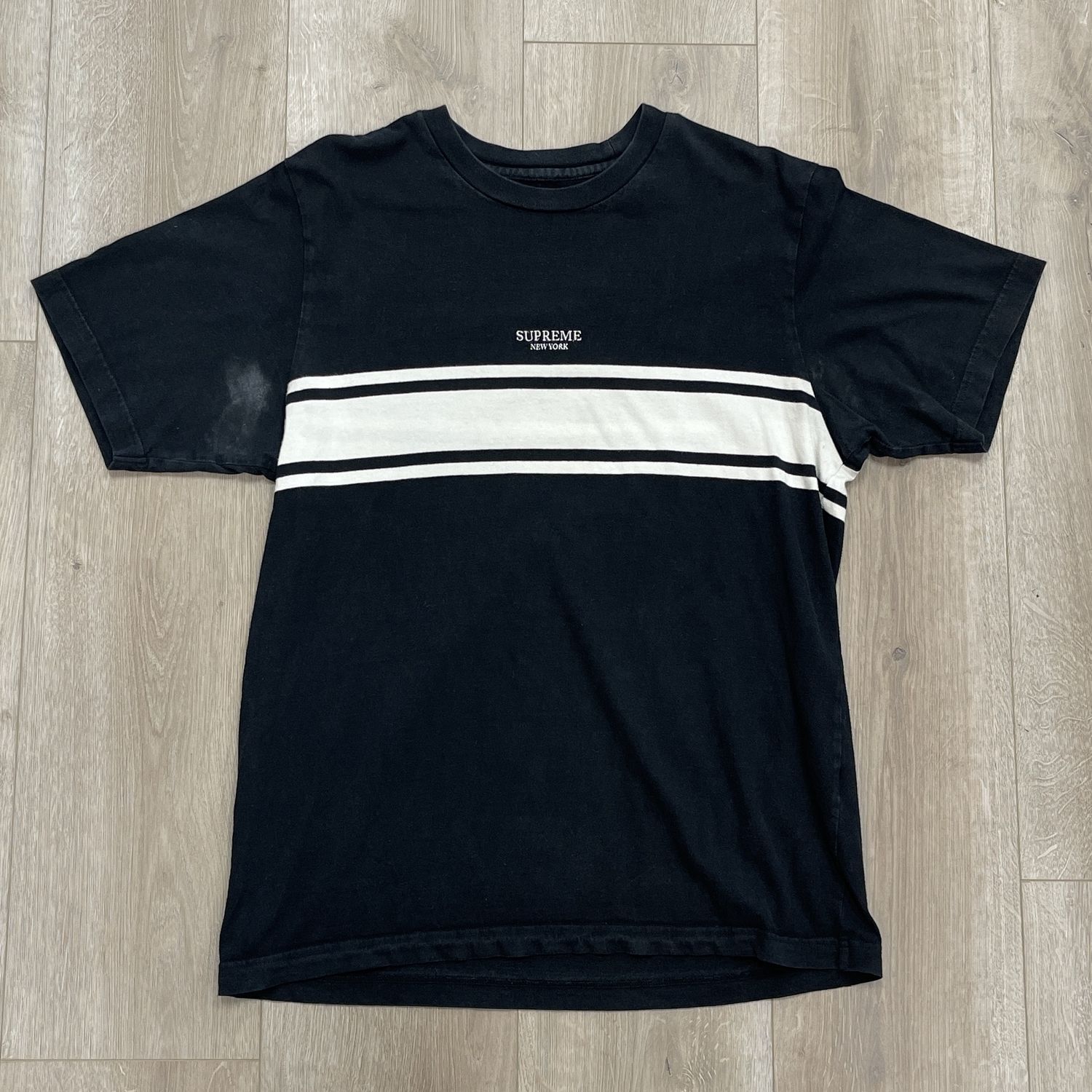 Supreme Stripe Tee • Pre-Owned