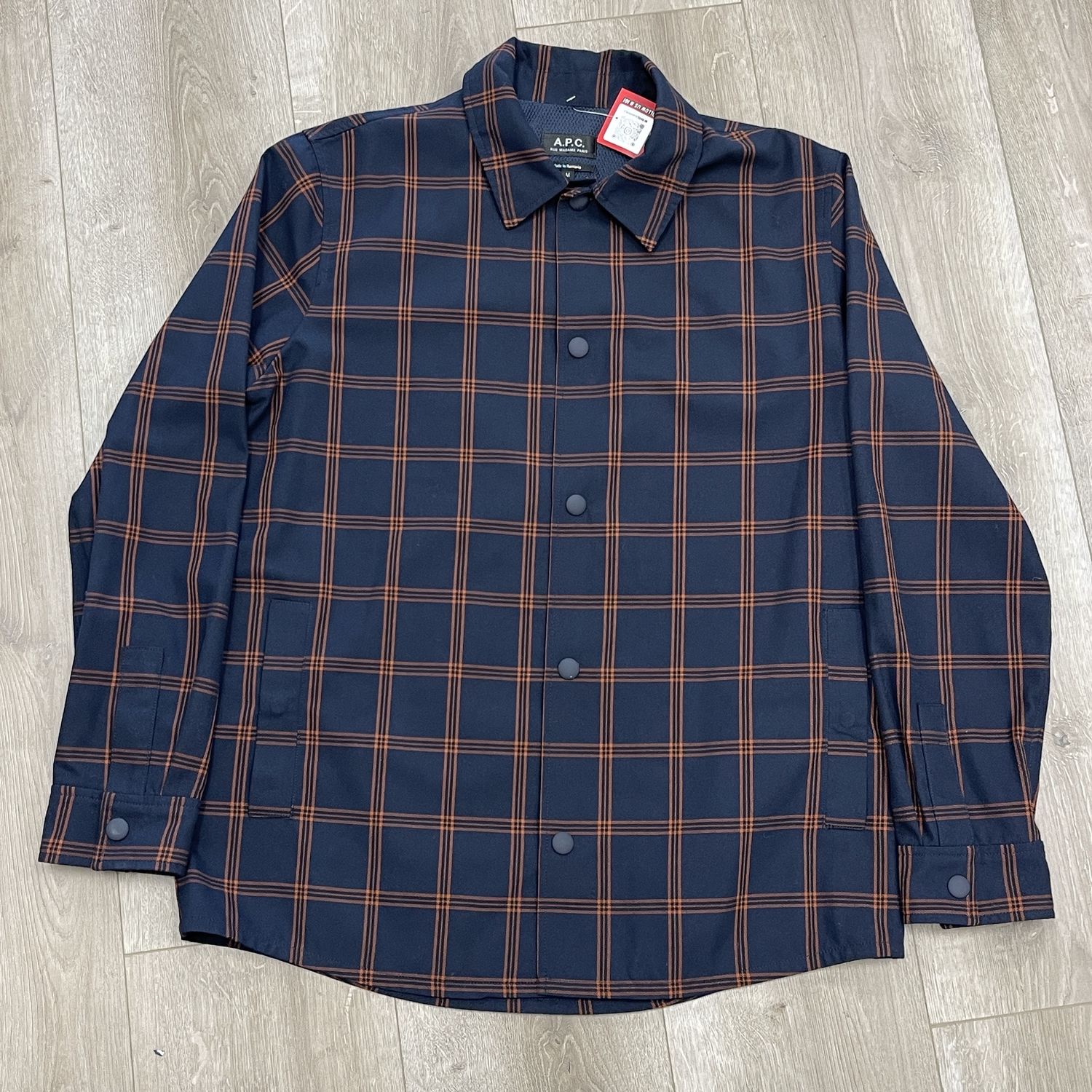 A.P.C. Blouson Rodney Plaid Straight
