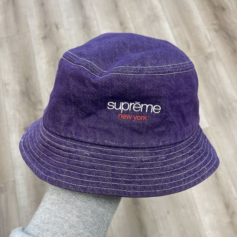 Supreme Purple Twill Crusher size Medium/Large Pre-Owned