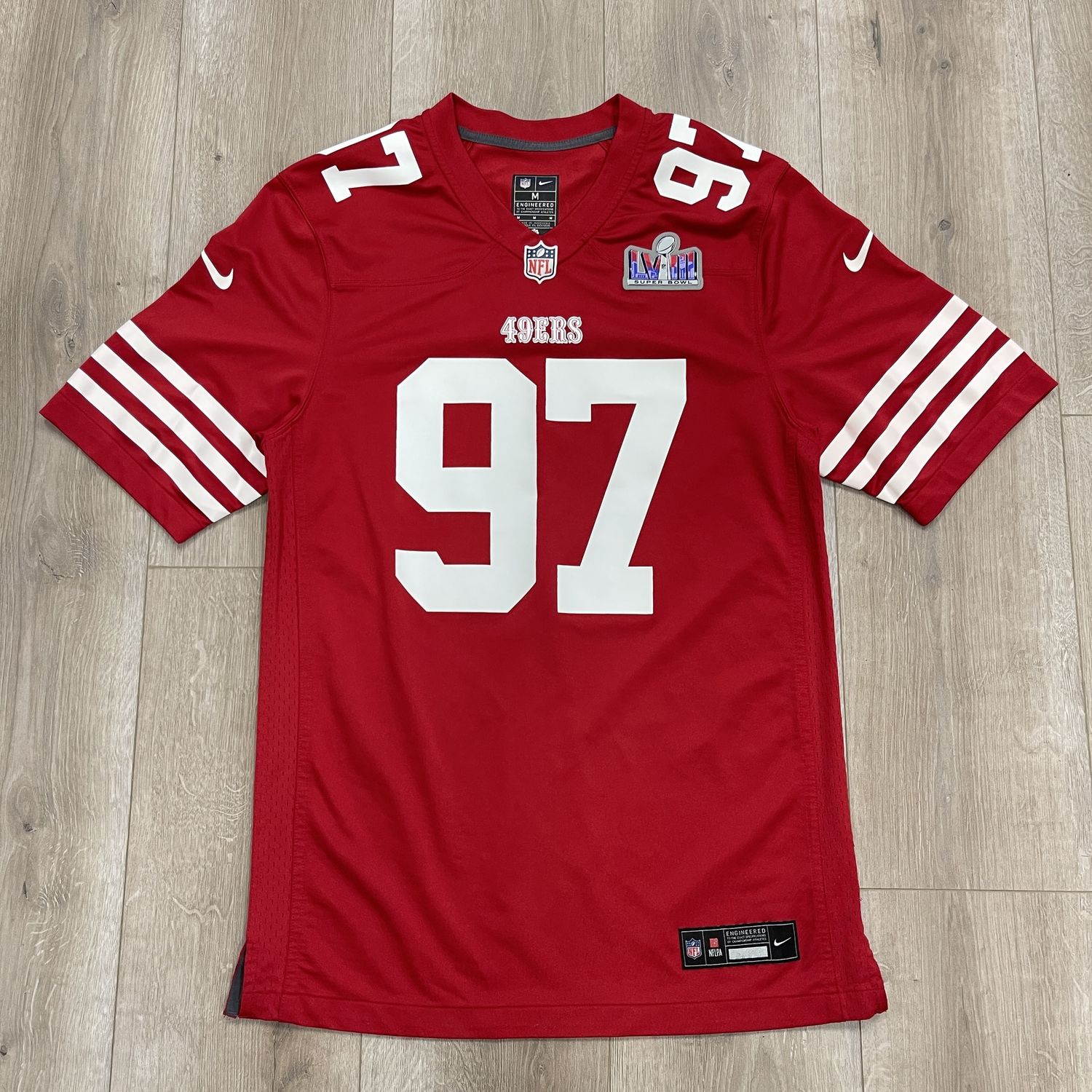 Nike Nick Bosa San Francisco 49ers Super Bowl LVIII Game Jersey Medium Pre-Owned