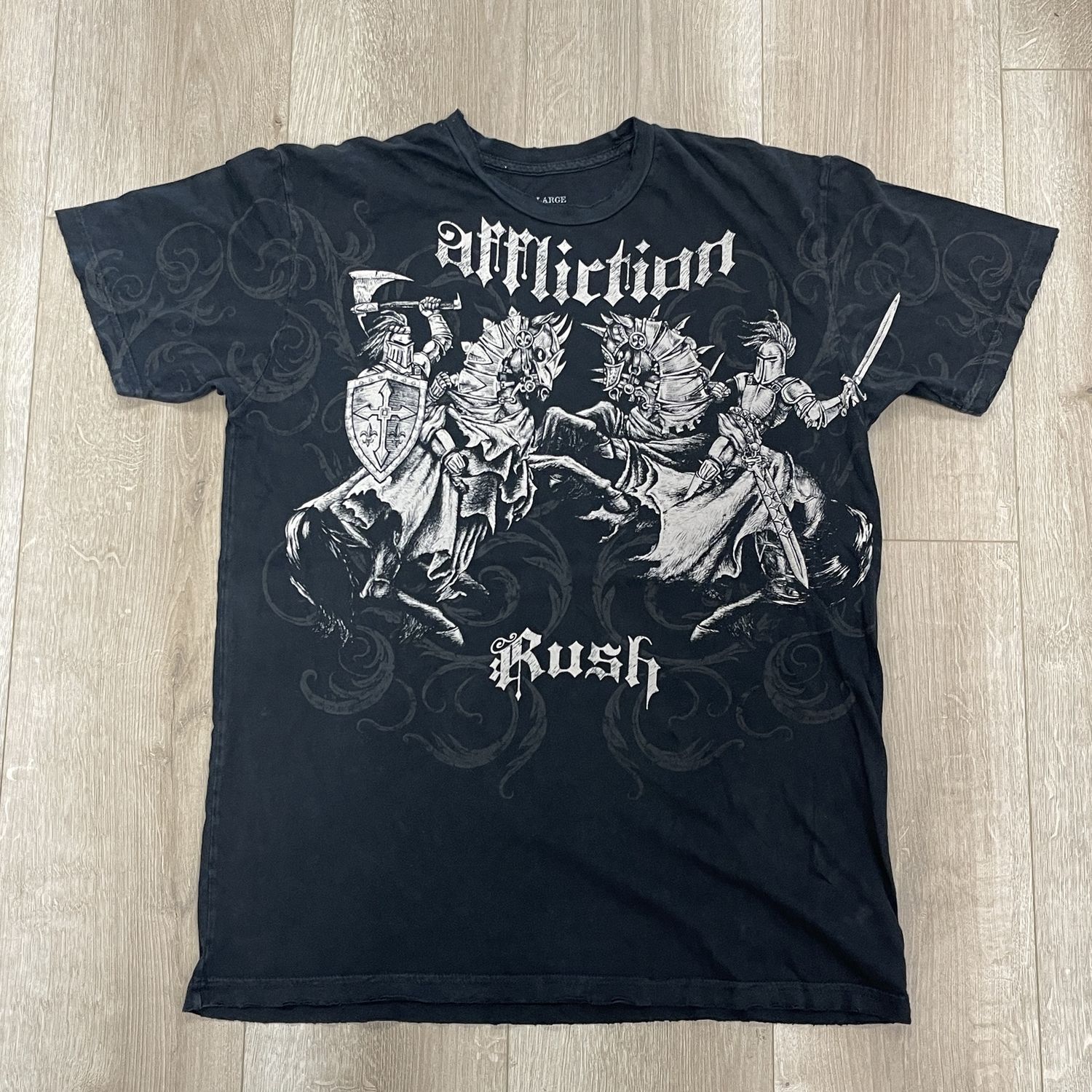 Affliction Rush Georges St. Pierre tee size XL Pre-Owned