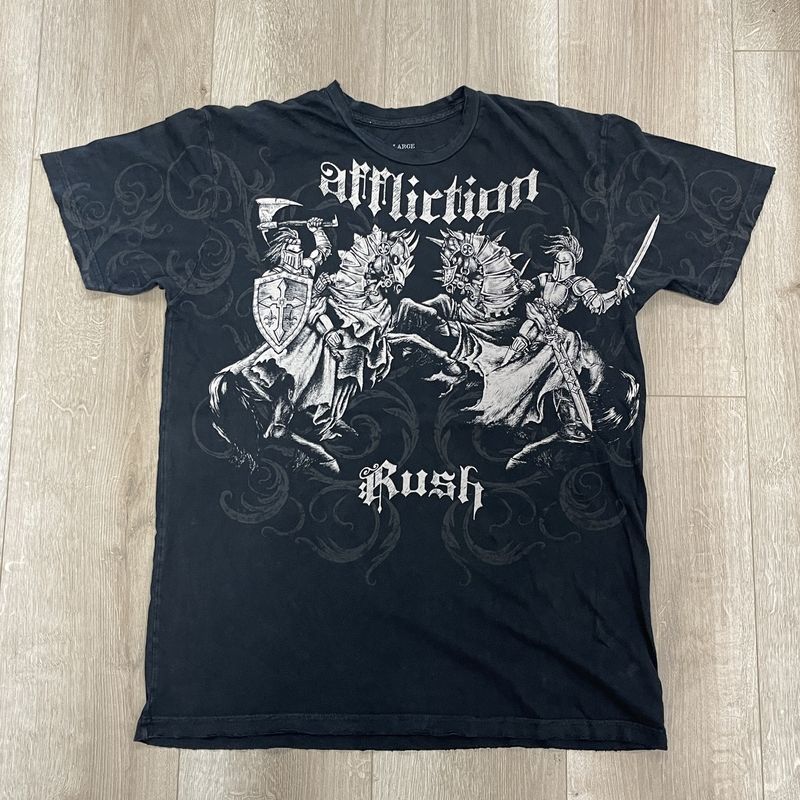 Affliction Rush Georges St. Pierre tee size XL Pre-Owned
