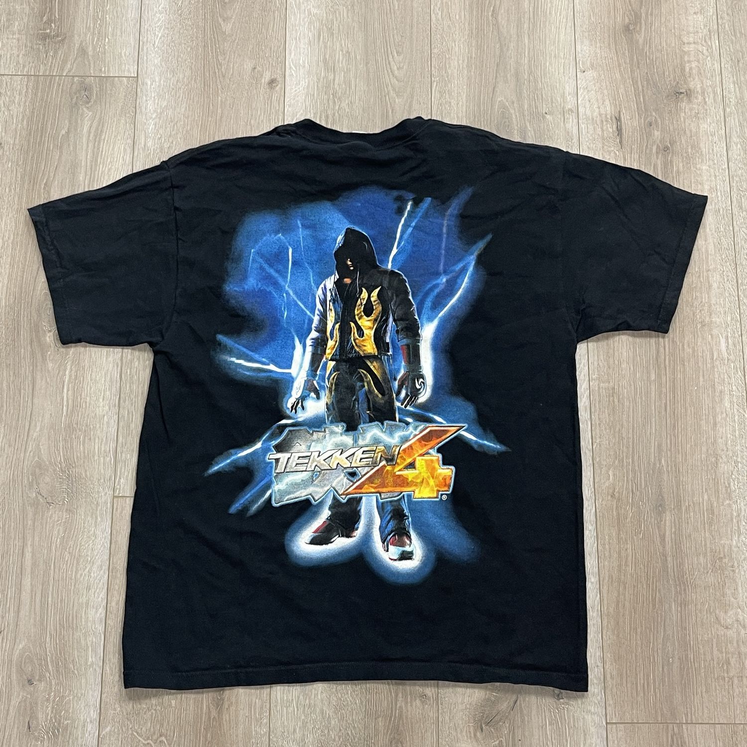 Vintage 2001 Namco Tekken 4 Video Game Tee Pre-Owned