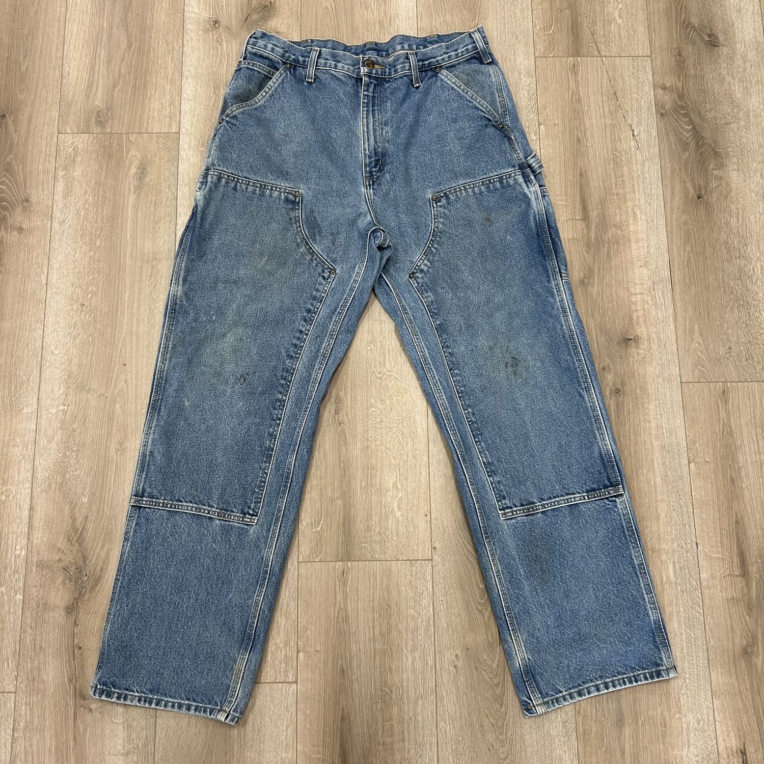 Carhartt Double Knee Carpenter Jeans Loose Original Fit, Clothing Size: 34, Product Condition: Pre-Owned