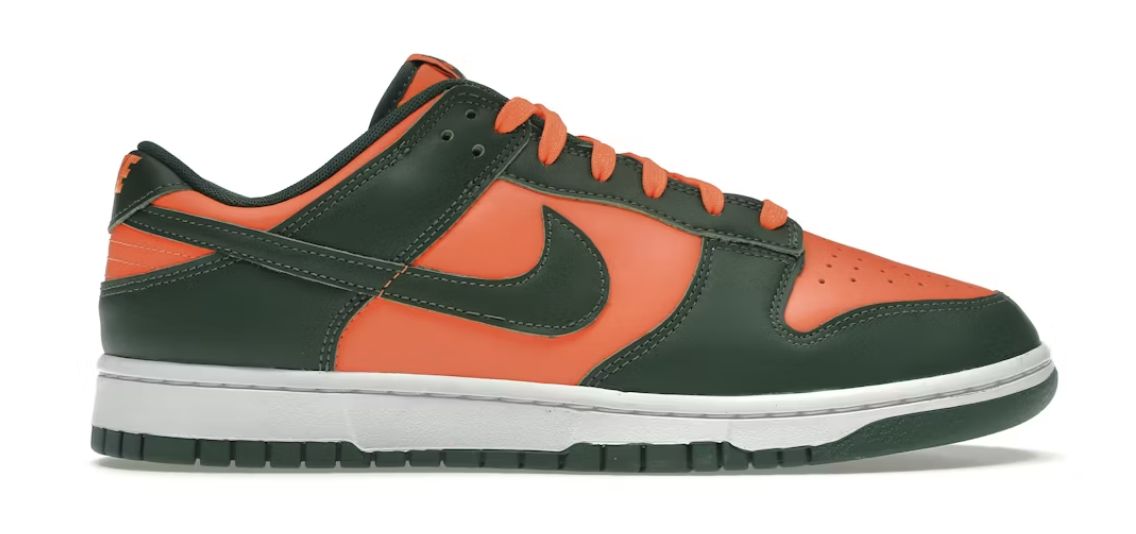 Nike Dunk Low Retro Miami Hurricanes - Pre-Owned