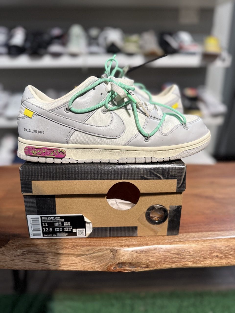 Nike Dunk Low Off-White Lot 4 - Pre-Owned, Product Condition: Pre-Owned, Shoe Size: US M 11