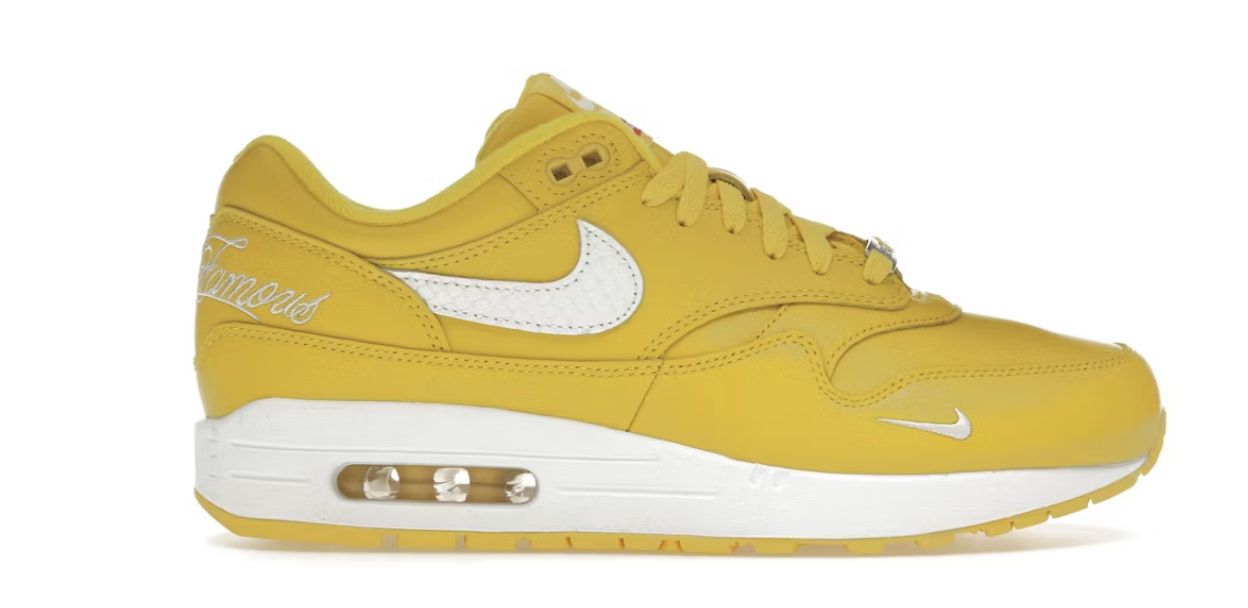 Nike Air Max 1 &#39;87 SP Supreme Speed Yellow - Brand New