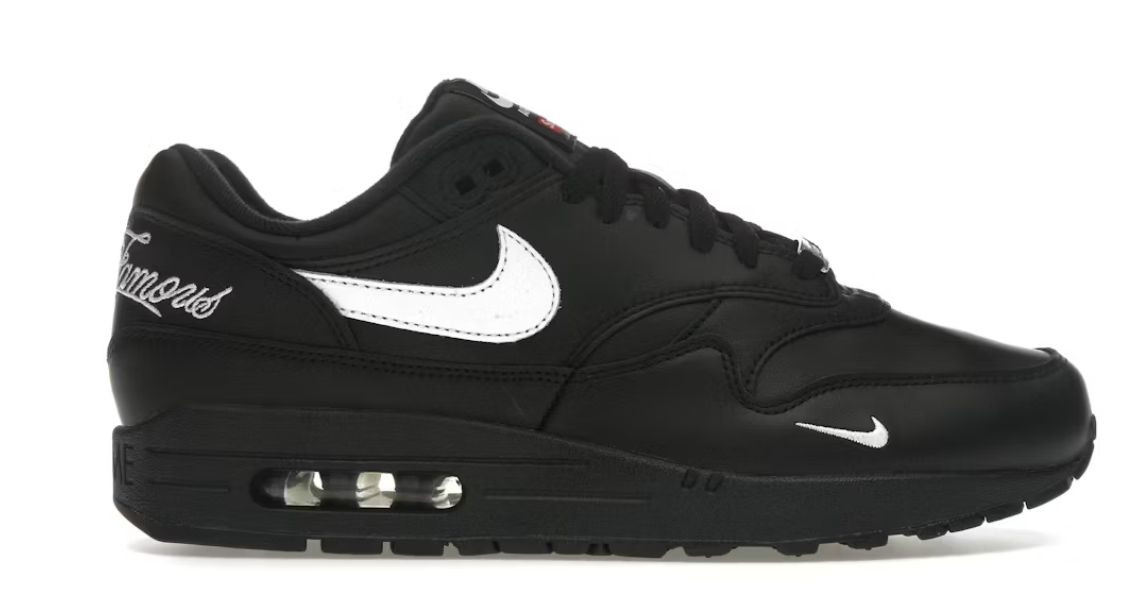 Nike Air Max 1 &#39;87 SP Supreme Black White - Brand New