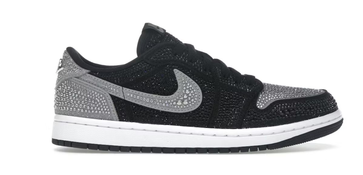 Jordan 1 Retro Low OG Swarovski Stealth (W) - Brand New