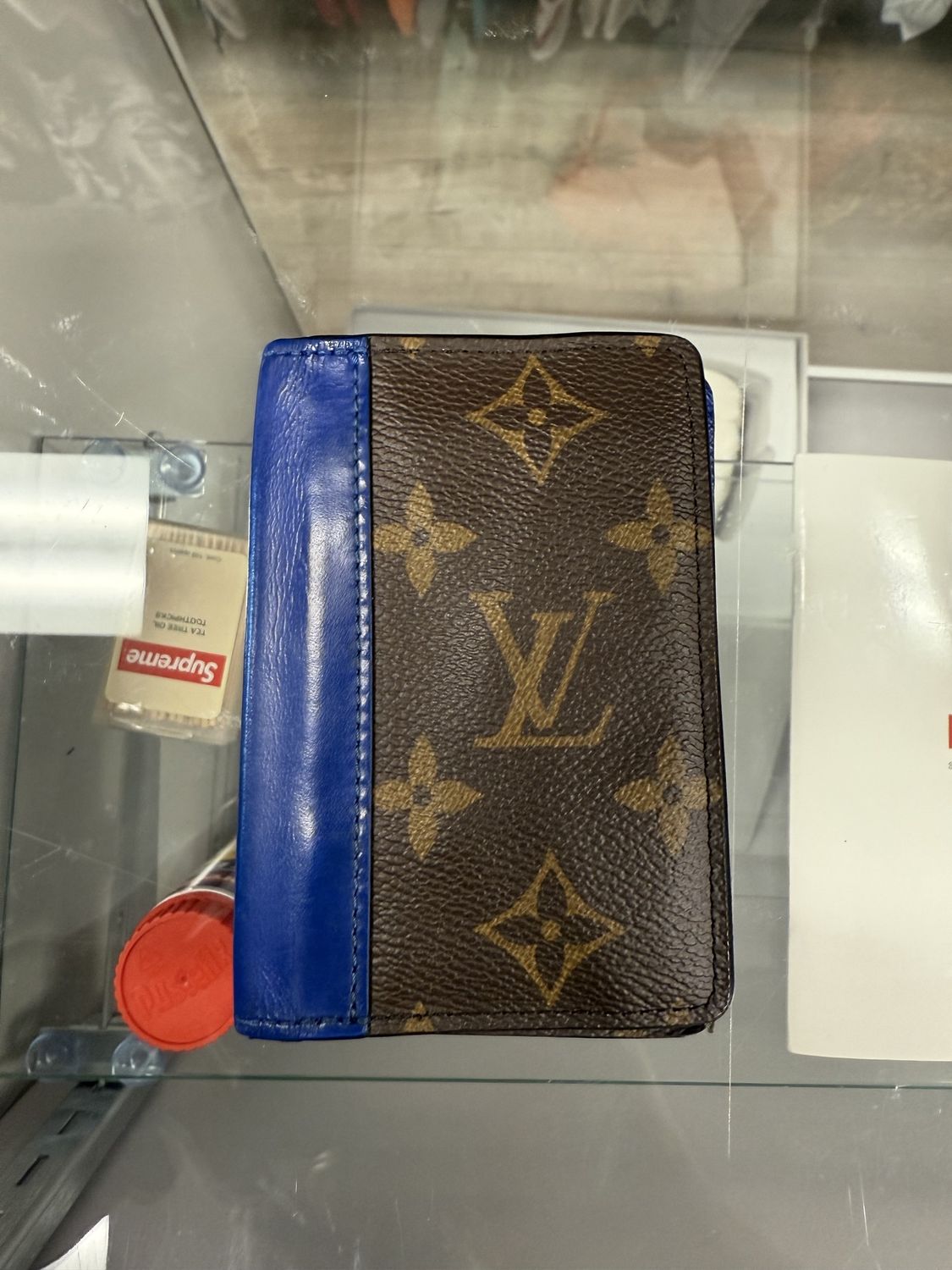 Louis Vuitton Brown / Blue Wallet